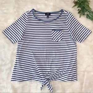 Jones New York | Tie Front Top